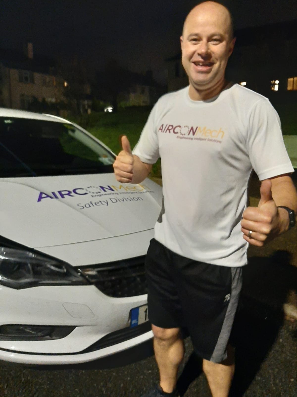 EHS Manager Sean Rath completes 10K Run in the Dark Charity Challenge